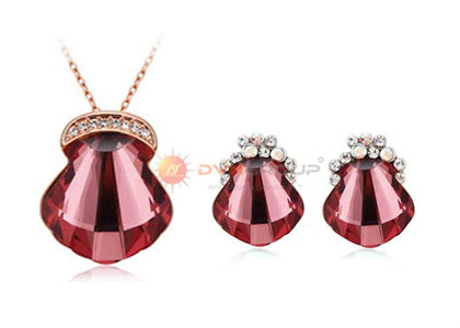 Rose Gold Plated | Stud Pendant Sets